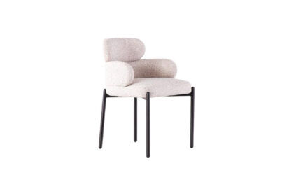 Y229 - Black white Dining chair